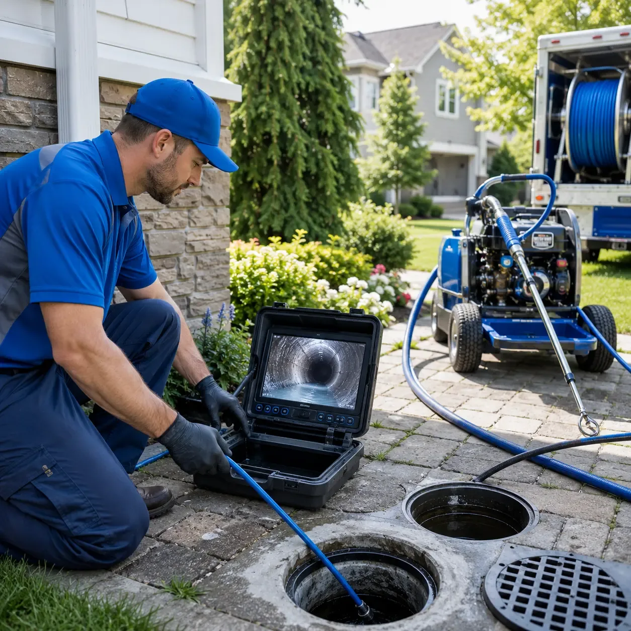 Outdoor drain cleaning professionals serving Newton, GA